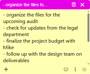 Jeg Web Notes Screenshot #5
